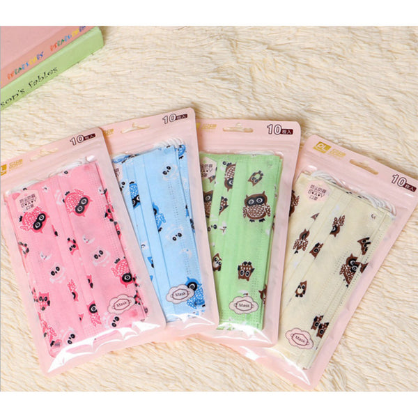 Masque de soins chirurgical, masque opératoire - Coloré et Atypique (Lot de 10 Pièces)