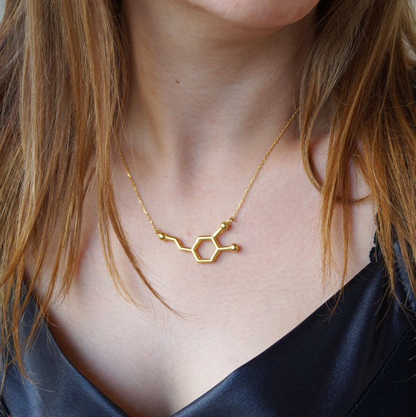 Collier FELICITY molécule de Dopamine