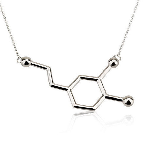 Collier FELICITY molécule de Dopamine