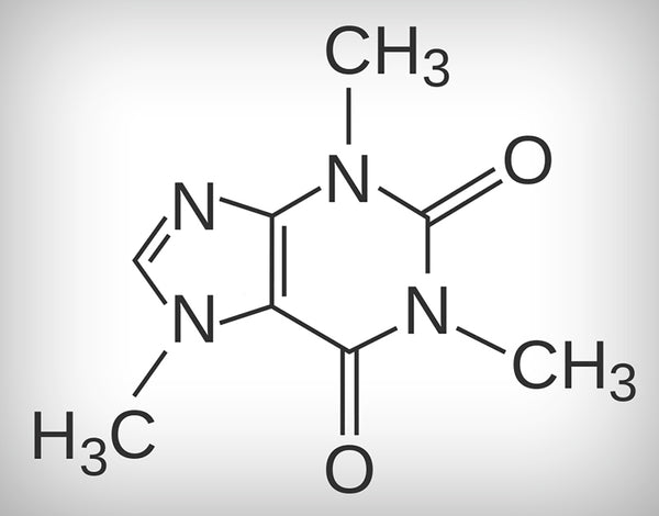 Collier CAFÉINE - Molécule de café C8H10N4O2