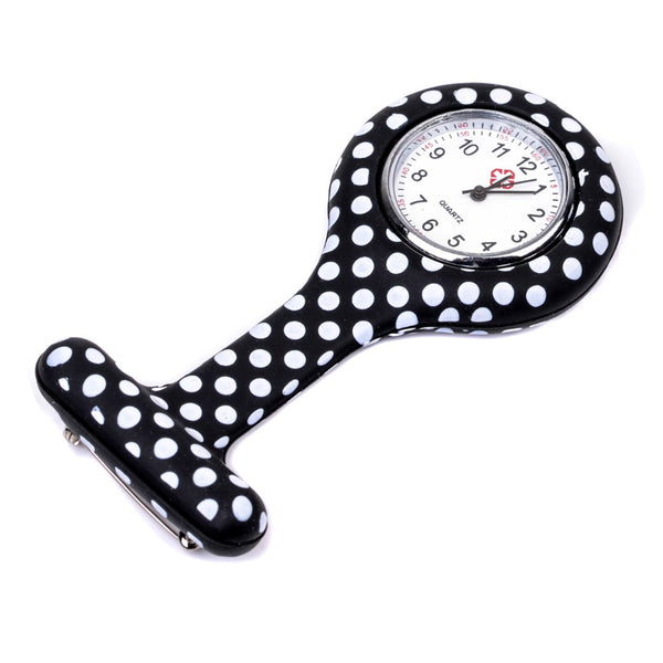 Montres en silicone "Funs et colorées" broche pour infirmière, aide soignante et médecin