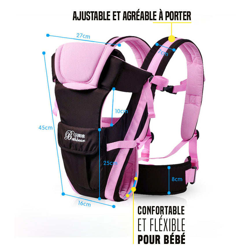 Sac À Dos Porte Bébé Kangourou Multi-positions – Octogo Store