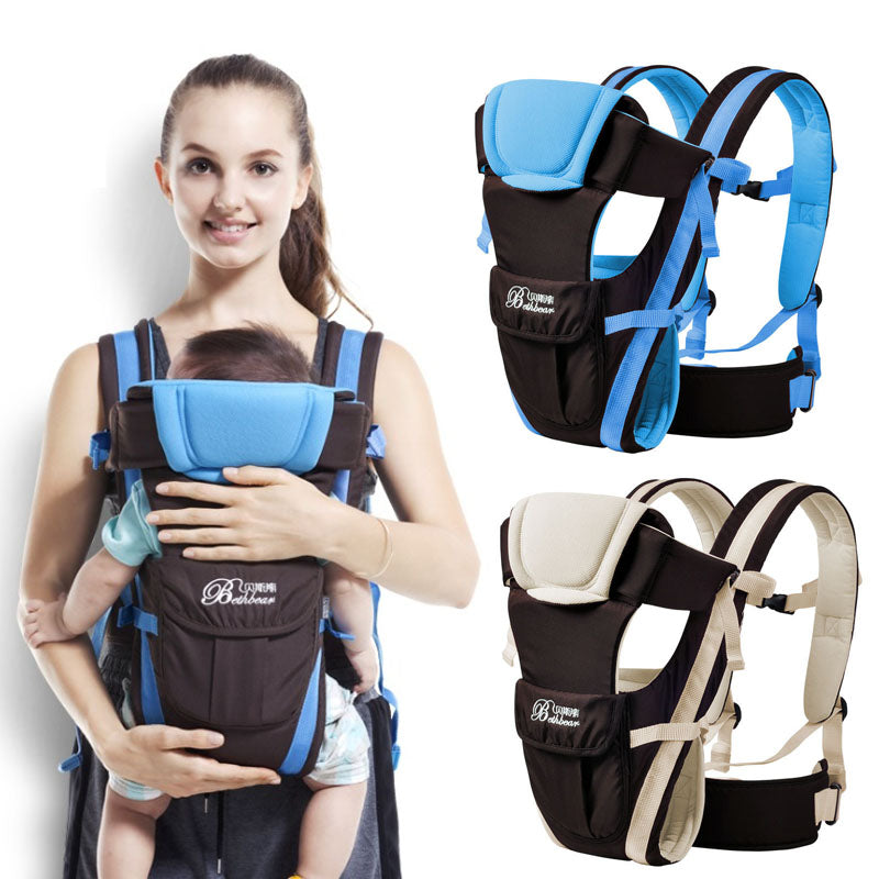 Porte-bébé respirant face à l'avant Confortable Sling Sac à dos Pochette  Enveloppe bébé Kangourou Porte-sécurité réglable